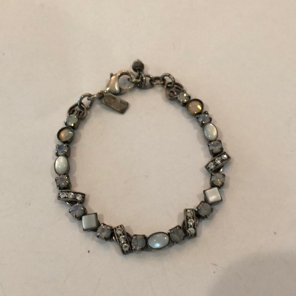 Sold Mary Demarco moonstone silver bracelet